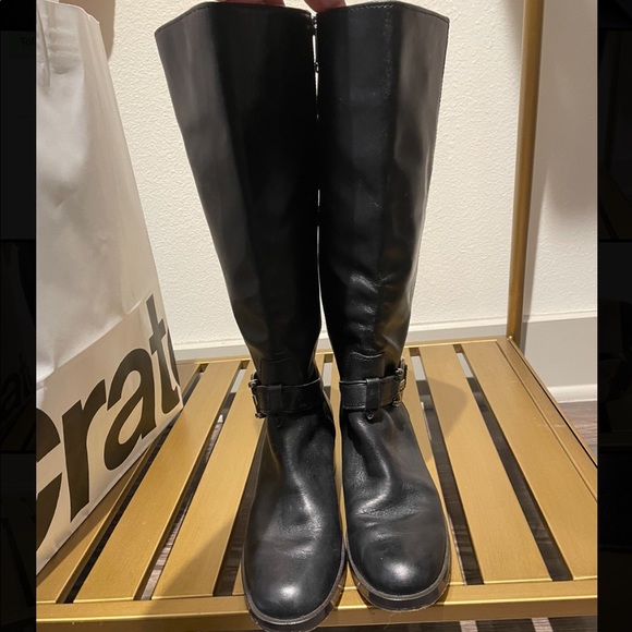 Coach Carolina Extended Black Boot - Picture 6 of 11